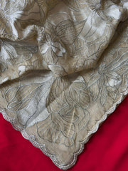 Pure Crush Organza Silk Designer Saree
