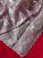 Pure Crush Organza Silk Designer Saree