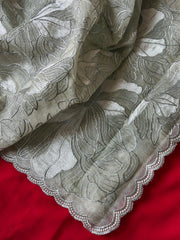 Pure Crush Organza Silk Designer Saree