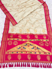 Soft Ilkal Paithani Silk Saree