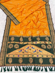 Soft Ilkal Paithani Silk Saree