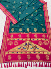 Soft Ilkal Paithani Silk Saree