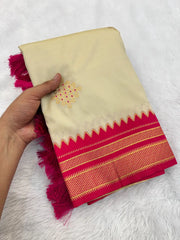 Soft Ilkal Paithani Silk Saree