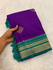 Soft Ilkal Paithani Silk Saree