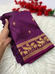 Premium Lotus Pichwai Kamdhenu Designer Saree