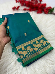 Premium Lotus Pichwai Kamdhenu Designer Saree