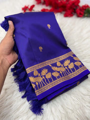 Premium Lotus Pichwai Kamdhenu Designer Saree
