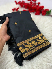 Premium Lotus Pichwai Kamdhenu Designer Saree