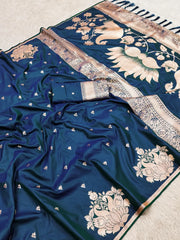 Soft Silk Banarasi Designer Swan Weaving Saree