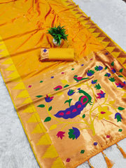 Designer Soft Silk Paithani Saree