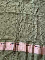 Royal Paithani Bandhani Fusion Weave Saree