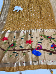 Royal Paithani Bandhani Fusion Weave Saree