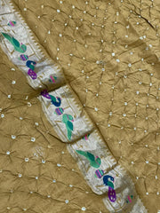 Luxury Fusion Bandhani Body & Paithani Pallu Saree