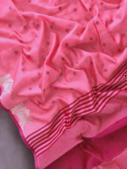 Khadi Raw Silk Traditional Barrat Pattern Saree