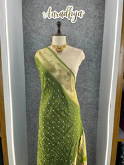 Royal Paithani Bandhani Fusion Weave Saree