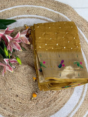Luxury Fusion Bandhani Body & Paithani Pallu Saree