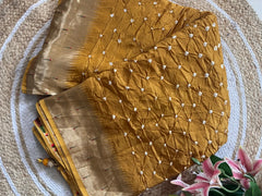 Royal Paithani Bandhani Fusion Weave Saree