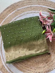 Royal Paithani Bandhani Fusion Weave Saree