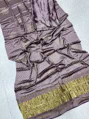 Gajji silk Fancy Bandhani Saree