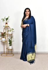 Pure Gaji SIlk Plain Saree