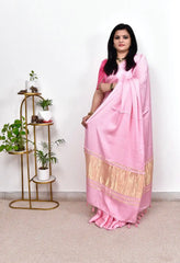 Pure Gaji SIlk Plain Saree