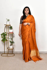 Pure Gaji SIlk Plain Saree