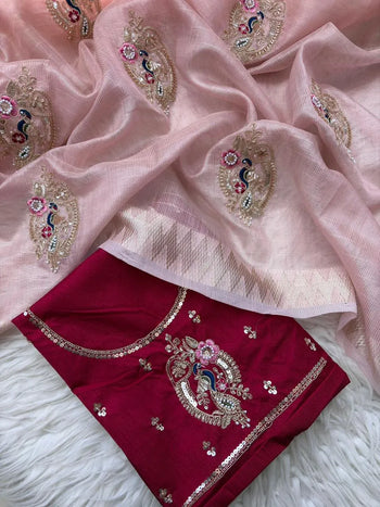 Wedding Season Special Designer Handwork Saree