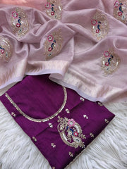 Wedding Season Special Designer Handwork Saree