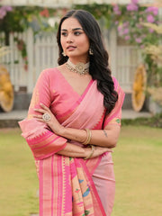 Soft Ilkal Paithani Silk Saree