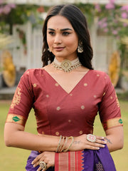 Soft Ilkal Paithani Silk Saree