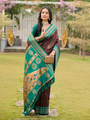 Soft Ilkal Paithani Silk Saree