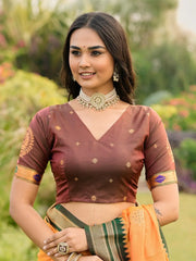 Soft Ilkal Paithani Silk Saree