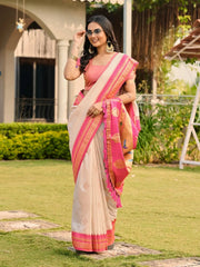 Soft Ilkal Paithani Silk Saree
