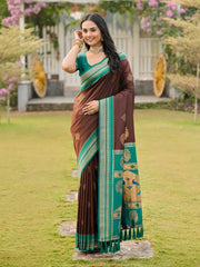 Soft Ilkal Paithani Silk Saree