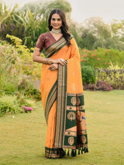 Soft Ilkal Paithani Silk Saree