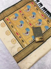 Premium Mayurika Paithani Silk Woven Saree