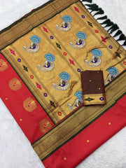 Premium Mayurika Paithani Silk Woven Saree