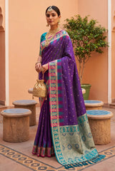 Soft Banarasi Silk Zari Weaving Saree