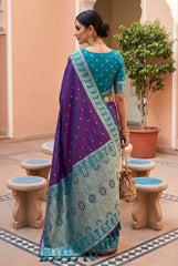 Soft Banarasi Silk Zari Weaving Saree