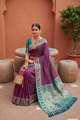 Soft Banarasi Silk Zari Weaving Saree