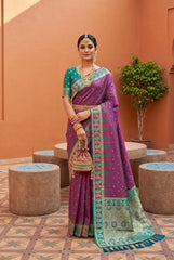Soft Banarasi Silk Zari Weaving Saree