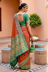 Soft Banarasi Silk Zari Weaving Saree