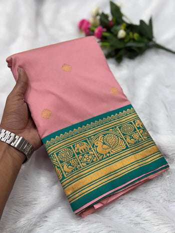 South Indian Soft Silk Weaving Saree