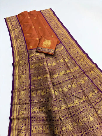 South Indian Soft Silk Weaving Saree