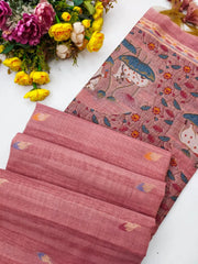 Pichwai Ghicha Cotton Saree