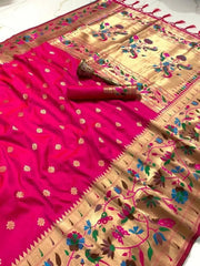 Pure Soft Kanchivaram Paithani Saree