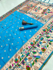 Pure Soft Kanchivaram Paithani Saree