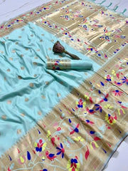 Pure Soft Kanchivaram Paithani Saree