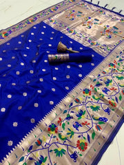 Pure Soft Kanchivaram Paithani Saree