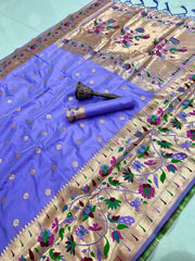 Pure Soft Kanchivaram Paithani Saree